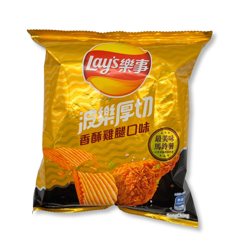 Crispy Fried Chicken Flavor 34g|波樂香酥雞腿口味 34克