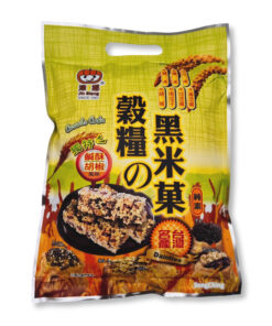 Cereals Black Cake Salty Crisp Pepper Flavor 210g｜穀糧黑米菓 鹹酥胡椒風味 210克