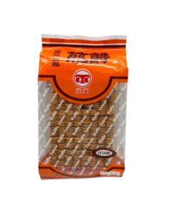 Fried Cookies Sesame Flavor 128g｜黑芝麻風味煎餅 128克