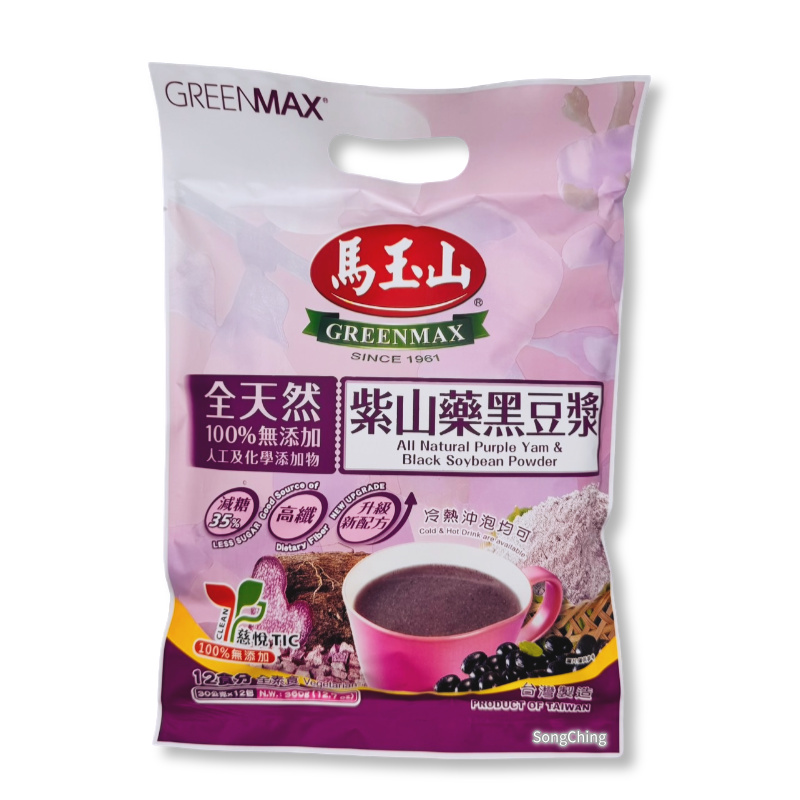 Purple Yam & Black Soybean Powder 360g|紫山藥黑豆漿 360克