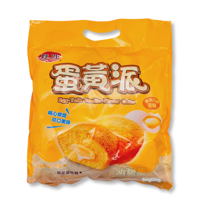 Egg Yolk Vanilla Flavor Cake 190g|野川 蛋黃派 190克