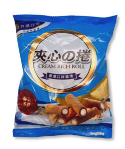 Cream Rich Roll Vanilla Flavor 185g｜夾心捲酥 香草口味 185克