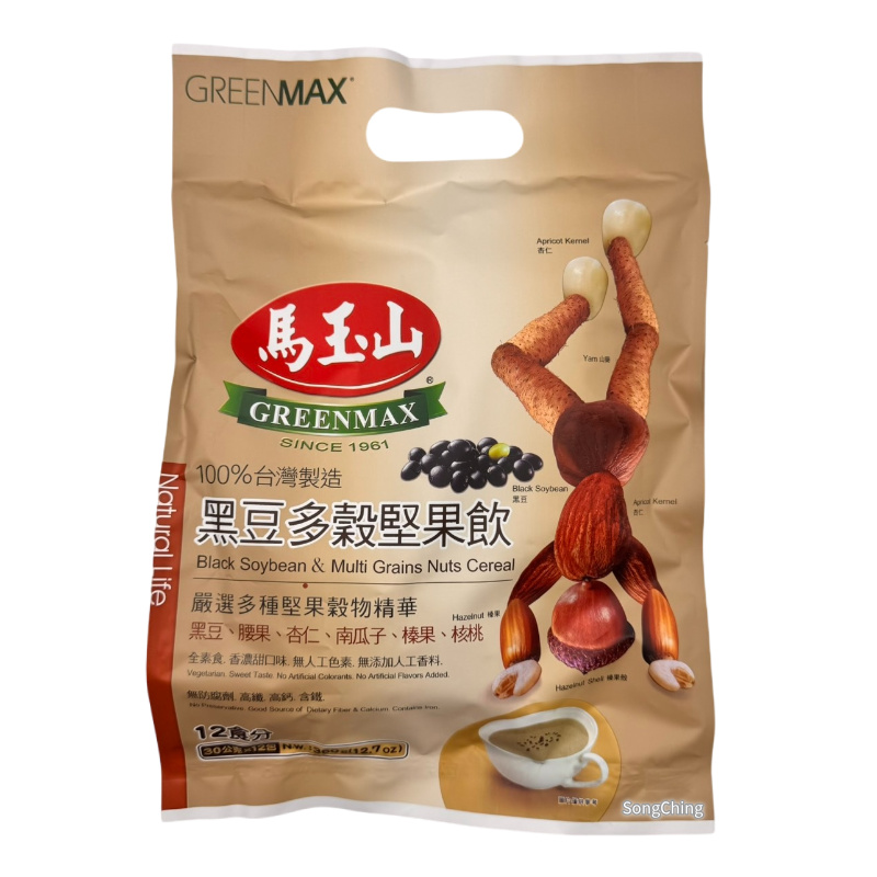 Black Soybean Multi Grains Nuts Cereal 360g|黑豆多穀堅果飲 360克