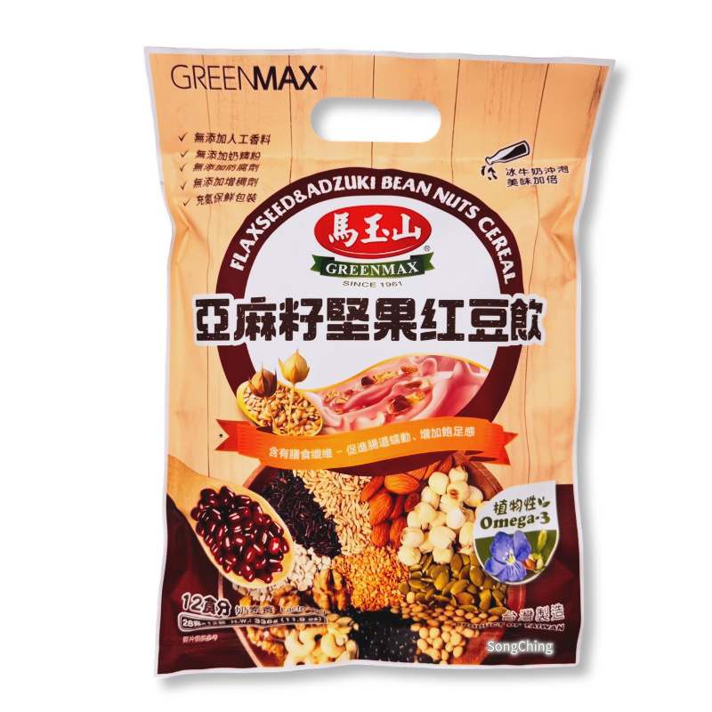 Flaxseed Adzuki Bean Nuts Cereal 336g|亞麻籽堅果紅豆飲 336克