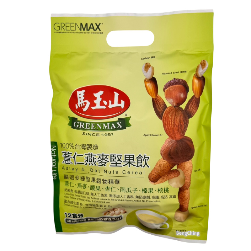Adlay Oat Nuts Cereal 360g|薏仁燕麥堅果飲 360克
