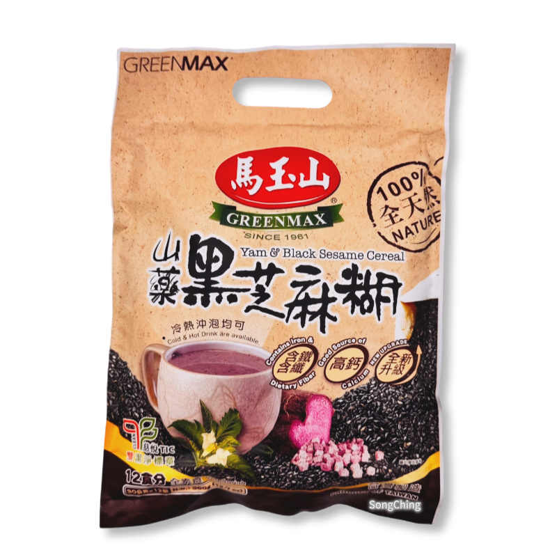 Yam & Black Sesame Cereal 360g|山藥黑芝麻糊 360克