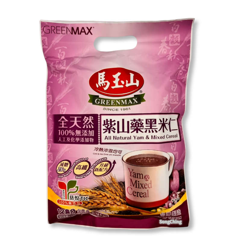 Yam & Mixed Cereal 360g|紫山藥黑米仁 360克