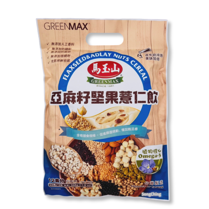 Flaxseed Adlay Nuts Cereal 336g|亞麻籽堅果薏仁飲 336克