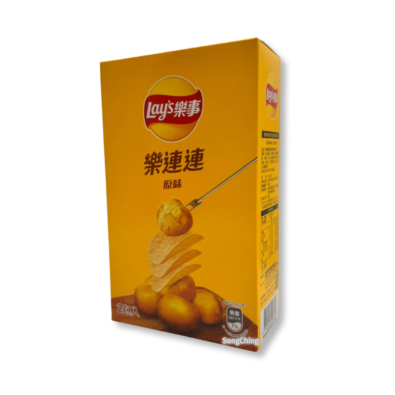Stax Original Flavor 102g|樂連連經濟包原味洋芋片 102克