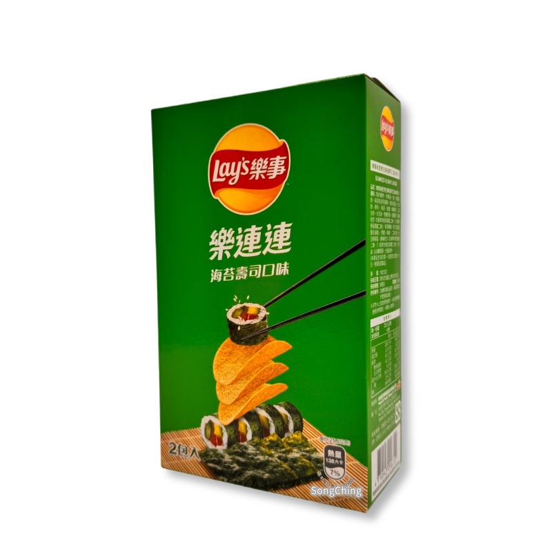 Stax Seaweed Sushi Flavor 102g|樂連連經濟包海苔壽司口味 102克