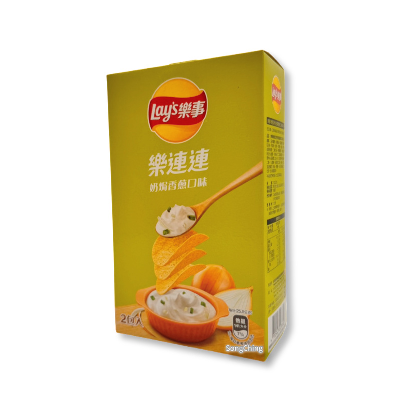 Stax Sour Cream & Onion Flavor 102g|樂連連經濟包奶焗香蔥口味 102克