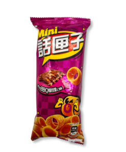 Mini Hoops BBQ Rib 48g｜話匣子迷你美式BBQ肋排口味玉米片 48克
