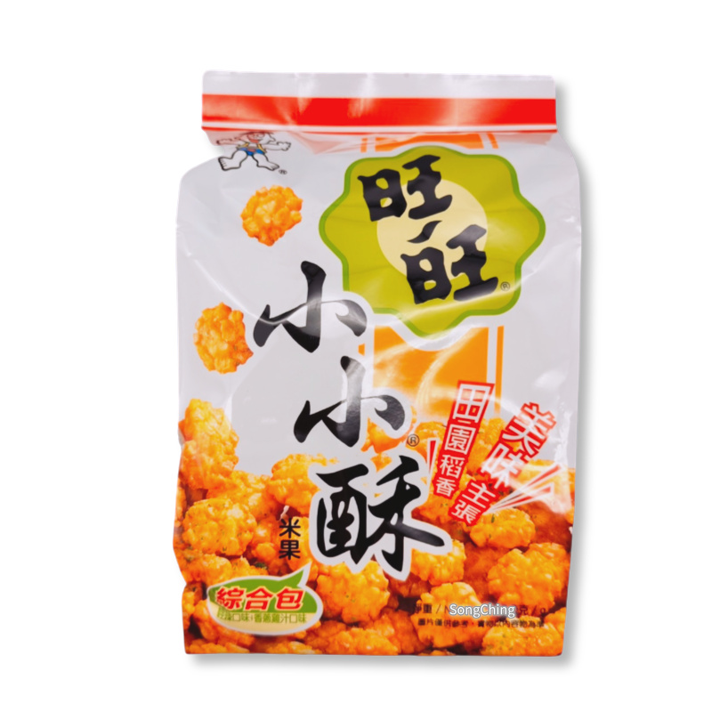 Small Rice Cracker Senbei Mixed Spicy and Chicken Flavor 150g|無聊派系列 小小酥綜合包 150克