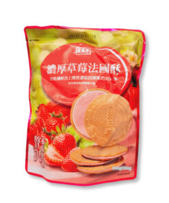 Creamy French Cookies Strawberry Flavor 110g｜濃厚草莓法國酥 110克