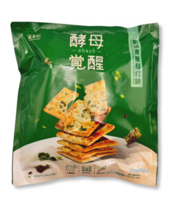 Yeast Soda Crackers Seaweed & Green Onion Flavor 150g｜酵母覺醒 紫菜青蔥蘇打餅 150克