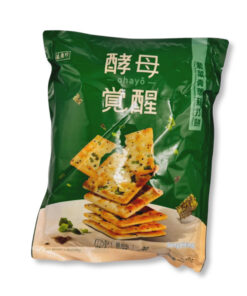 Yeast Soda Crackers Seaweed & Green Onion Flavor 280g｜酵母覺醒 紫菜青蔥蘇打餅 280克