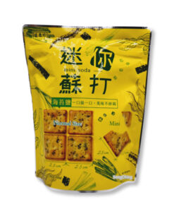 Mini Soda Seaweed Salt Flavor 150g｜迷你蘇打 海苔鹽 150克