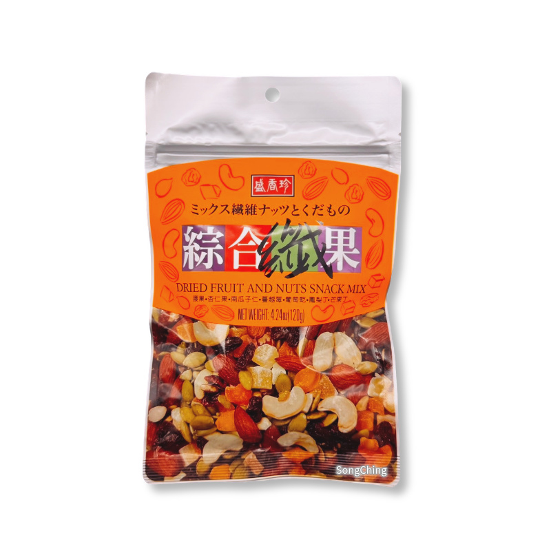Dried Fruit and Nuts Snack Mix 120g|綜合纖果 120克