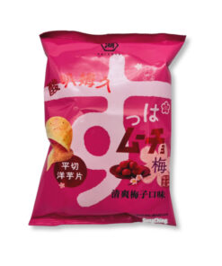 Suppamucho Japanese Plum Flavor 58.5g｜酸叭姆久平切洋芋片-清爽梅子口味 58.5克