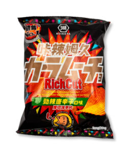 Karamucho Rich Cut 58.5g｜咔辣姆久厚切洋芋片-勁辣唐辛子口味 58.5克