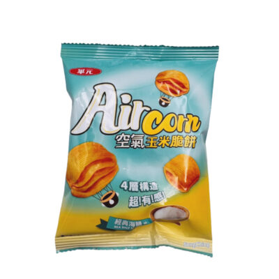 Aircorn Sea Salt Flavor 9g｜空氣玉米脆餅 經典海鹽味 9克